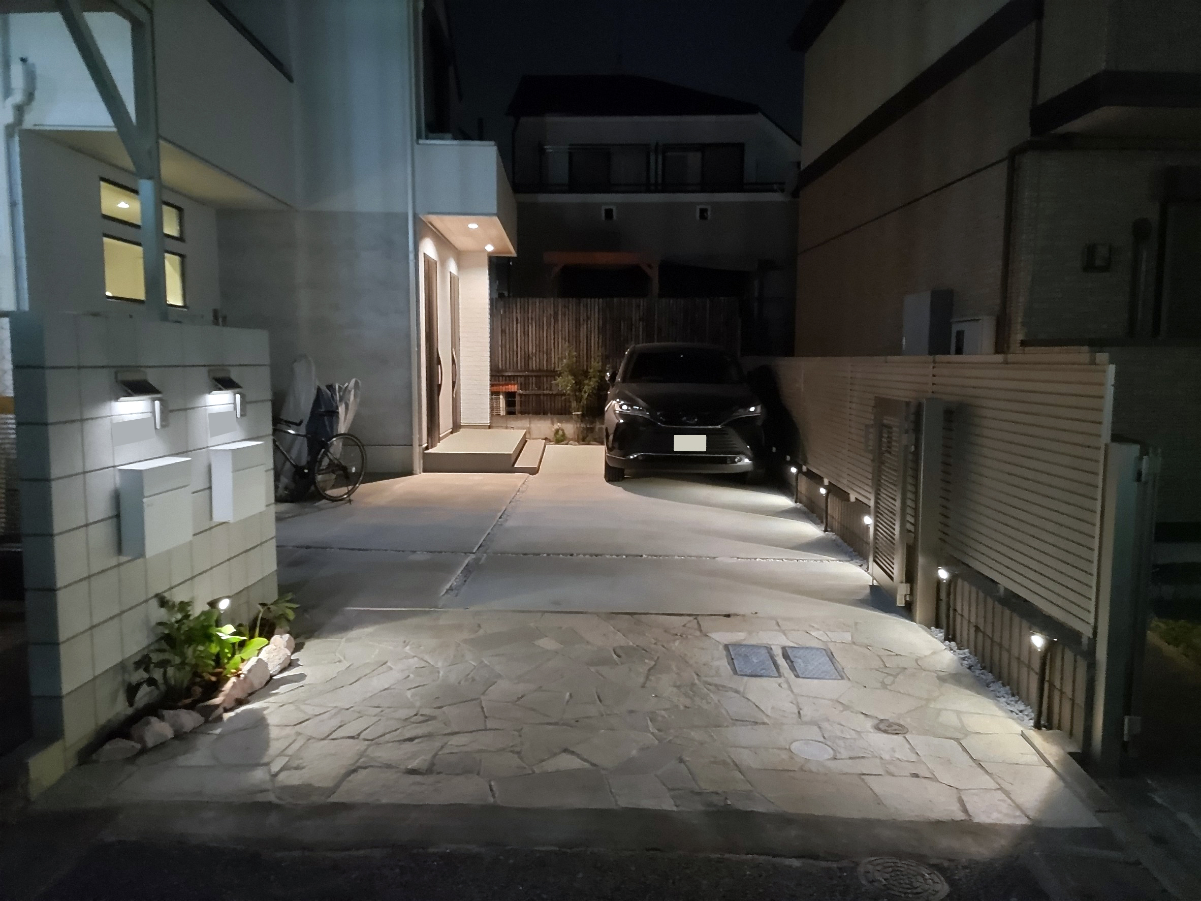 東京都世田谷区桜上水のMさん施工現場のアフター画像2/外水道は立水栓にした画像